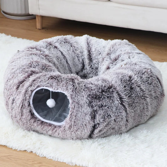 Warm Enclosed Cat Bed Tunnel