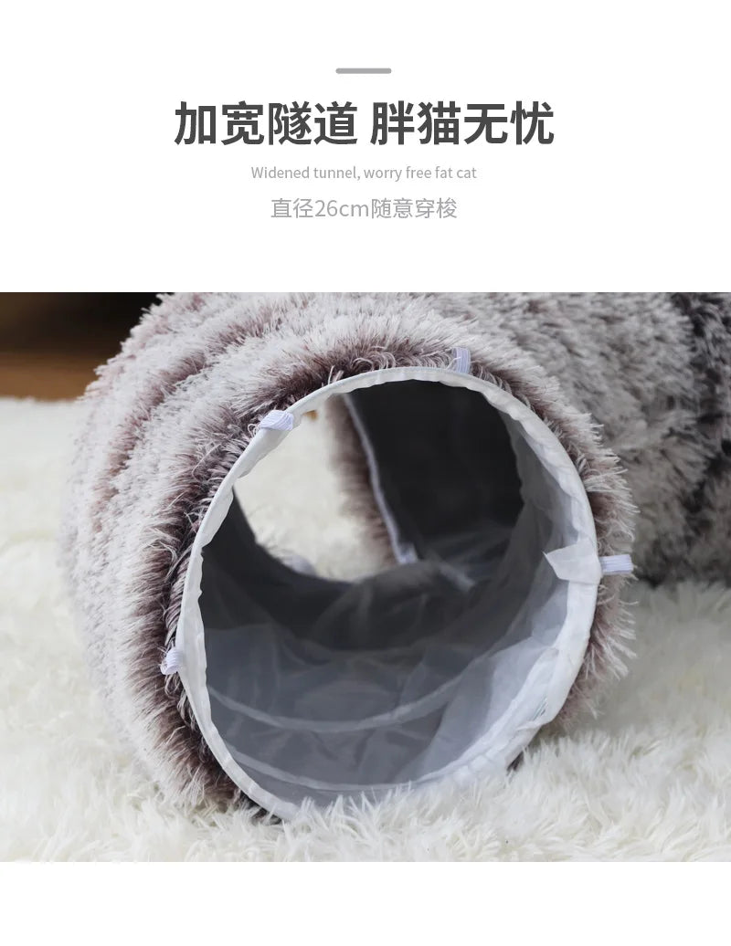 Warm Enclosed Cat Bed Tunnel